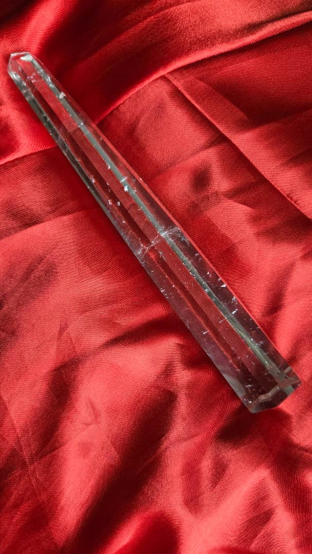 透明クリスタルポイント(レインボー入)