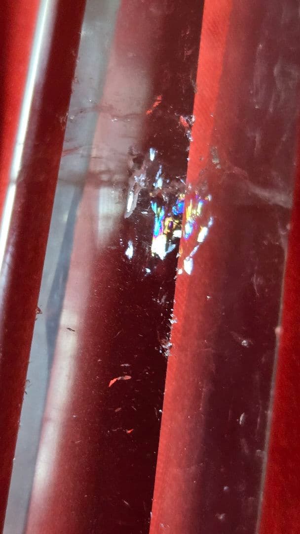 透明クリスタルポイント(レインボー入)