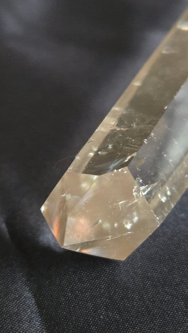 透明クリスタルポイント(レインボー入)