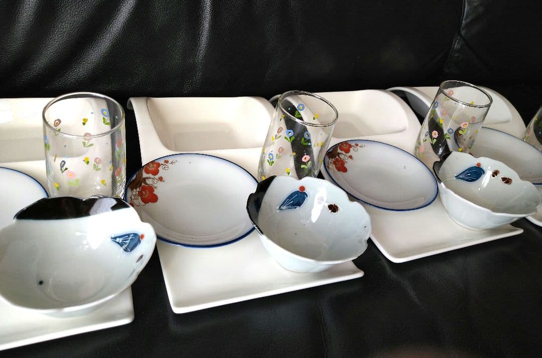 ♥豪華に演出４種類・２ステージウェーブ【ディスプレイホワイトデザイン長皿盛】３組