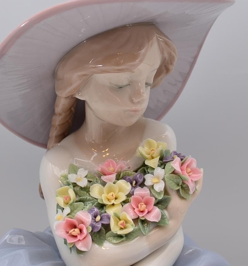 薫る花束 #5862 No.19 ☆リヤドロ スペイン 光沢仕上げ ヴィンテージ