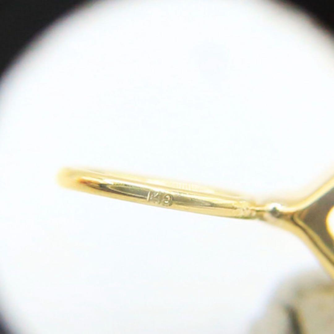 AG-K18-213　K18 ゴールド 空枠 SQ 6㎜