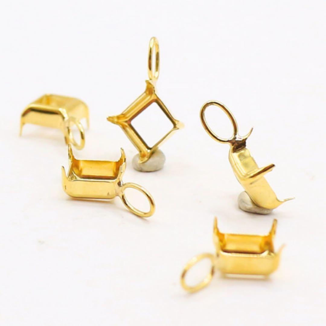 AG-K18-213　K18 ゴールド 空枠 SQ 6㎜