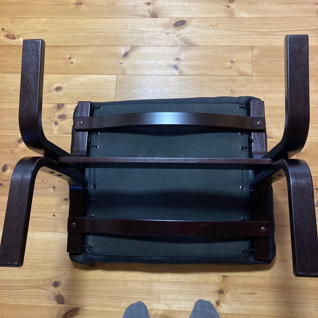 シエスタ　クラシックオットマン(黒)