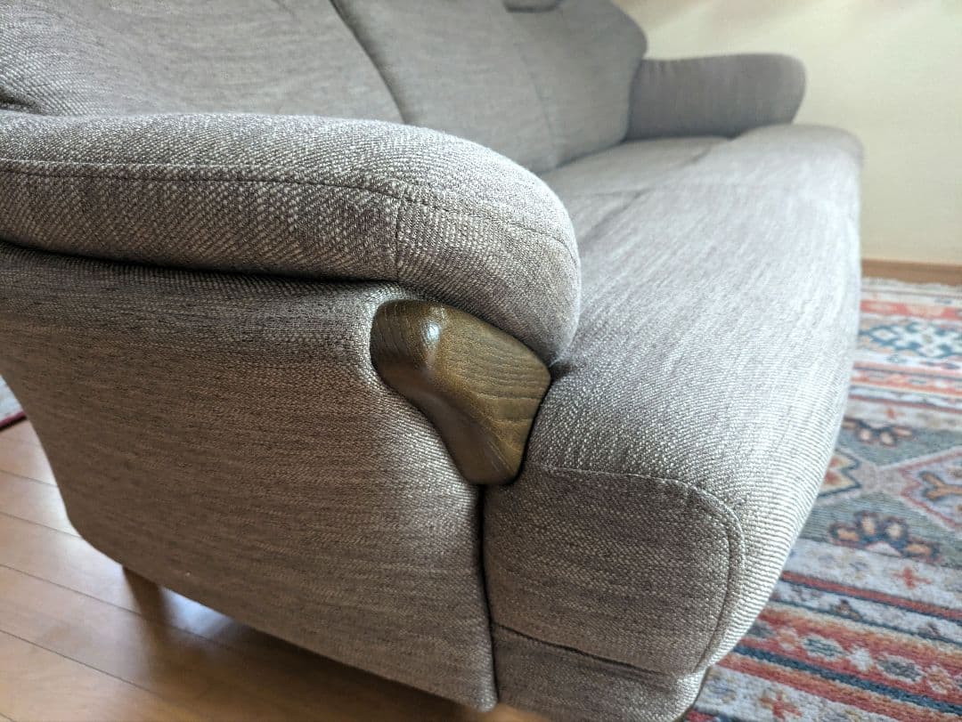 直接引き取り限定✩ニトリ✩美品3人掛け布張りソファ