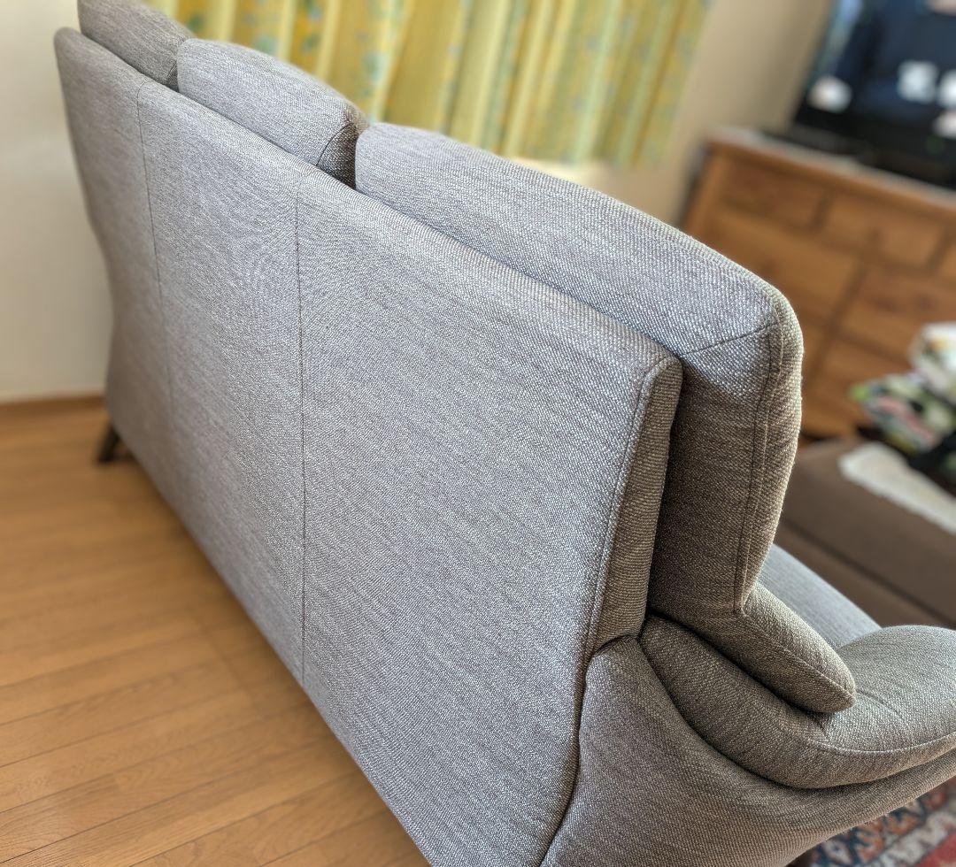 直接引き取り限定✩ニトリ✩美品3人掛け布張りソファ