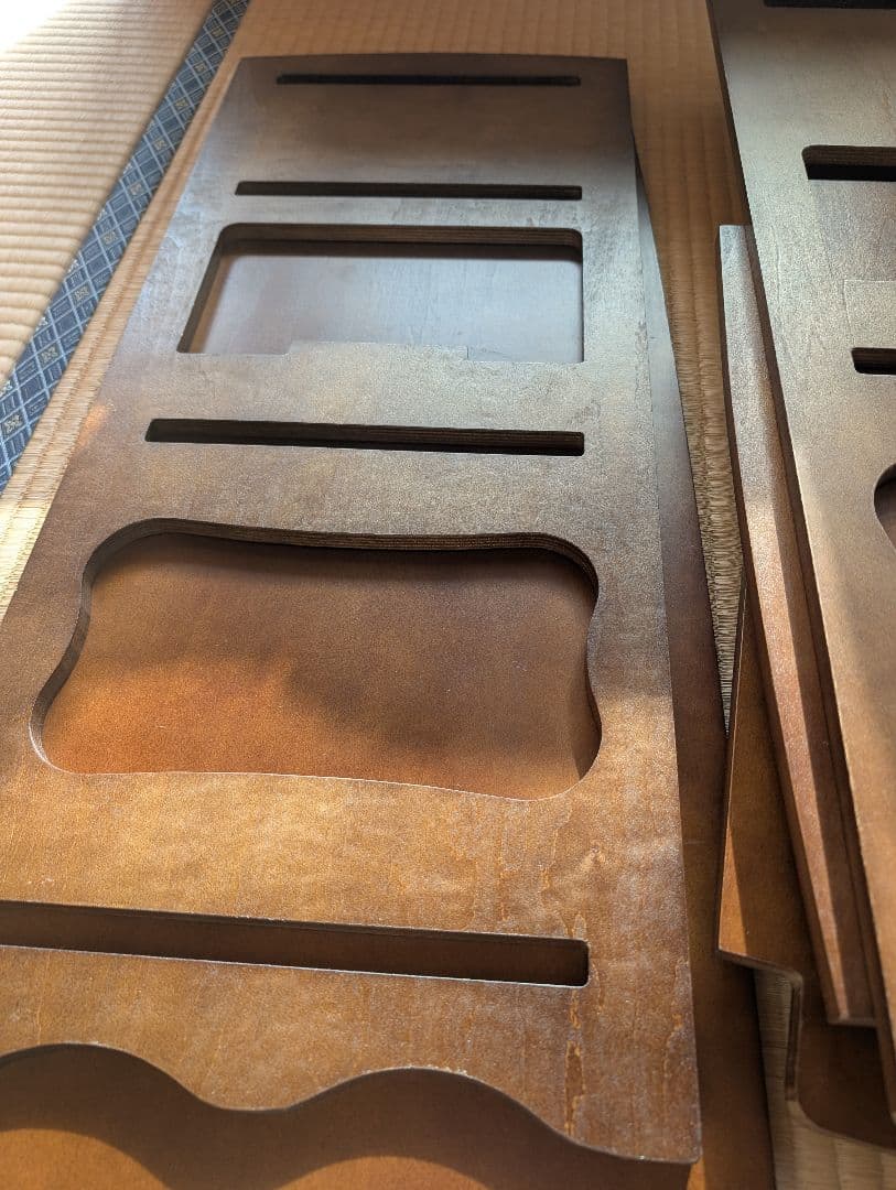 即発送★Hilanderハイランダーウッド3段ラック 木製シェルフ