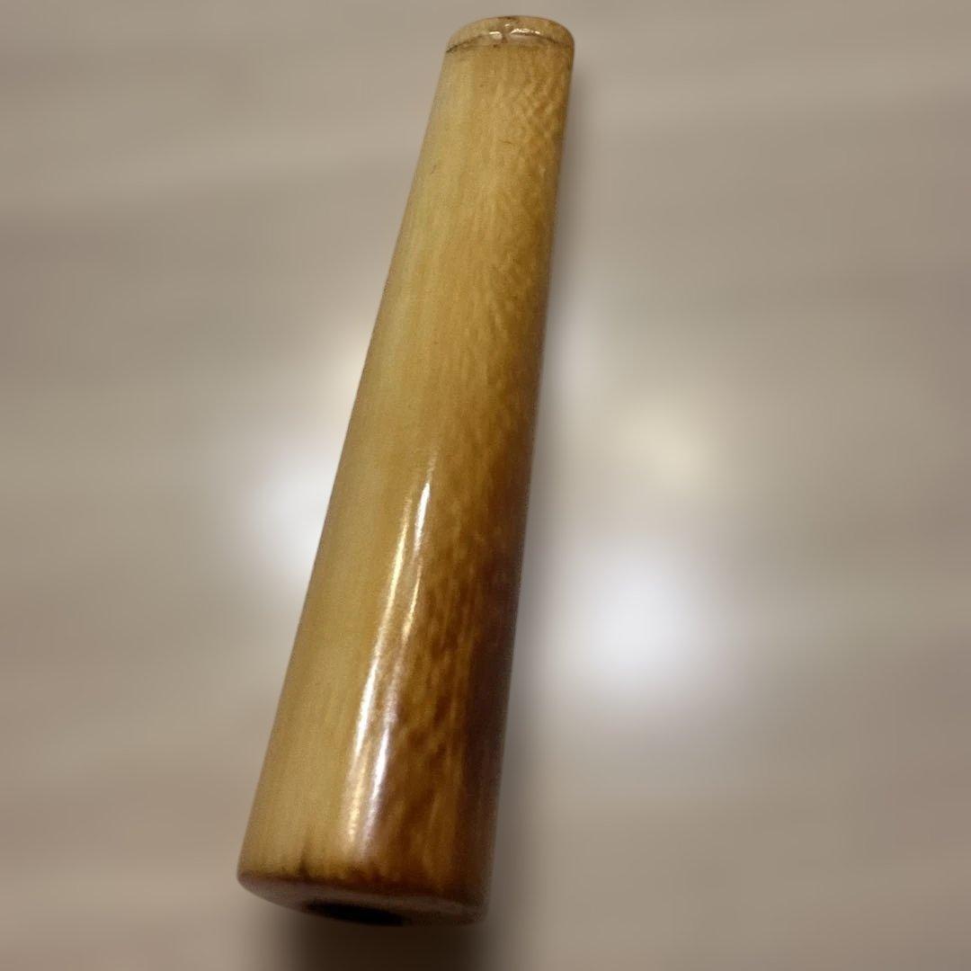 ぞうげ風　時代物　煙管 パイプ　大型　天然素材　喫煙具　昭和レトロ