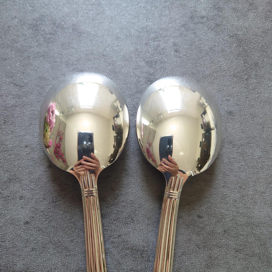 希少 美品 クリストフル アリア コンソメスプーン 2点