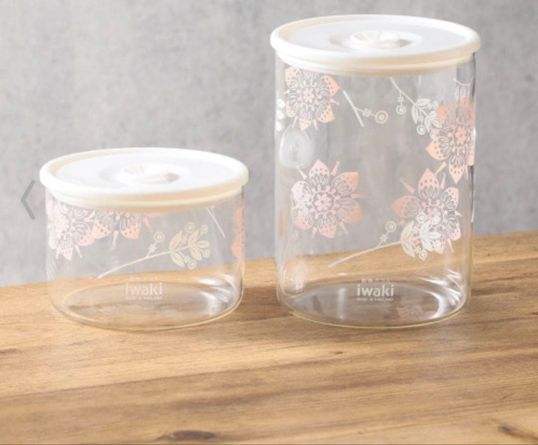 新品　IWAKI耐熱ガラス ワンタッチで簡単 保存容器 6点セット