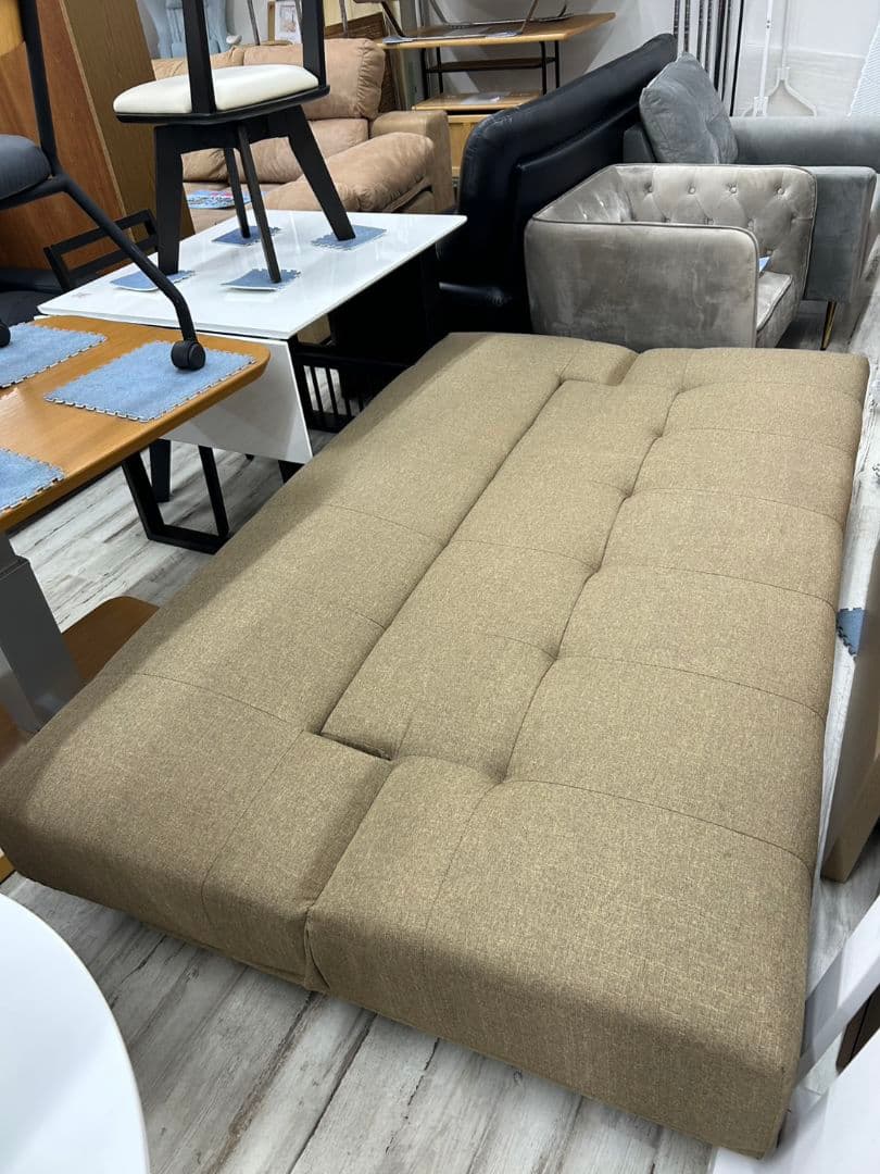 値下げ中⤵️福岡・北九州市限定 セミダブルソファベッド 2way リクライニング