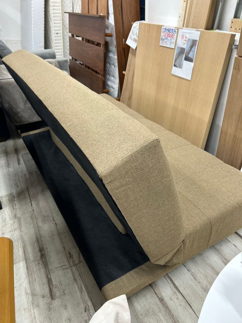 値下げ中⤵️福岡・北九州市限定 セミダブルソファベッド 2way リクライニング