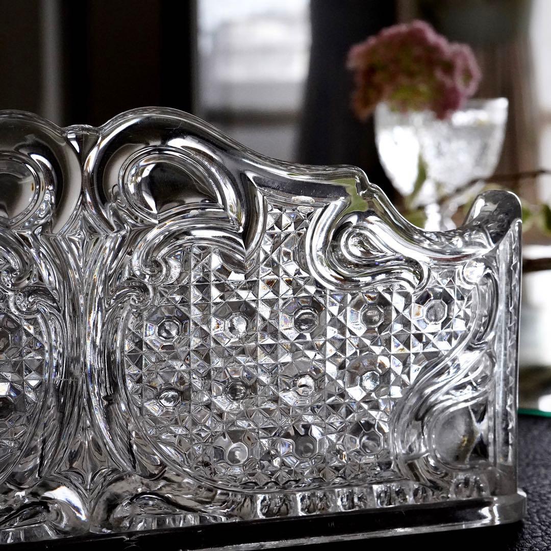 極希少オールドバカラ ディアマン・ピエーリー クリスタル ブックスタンド/ラック