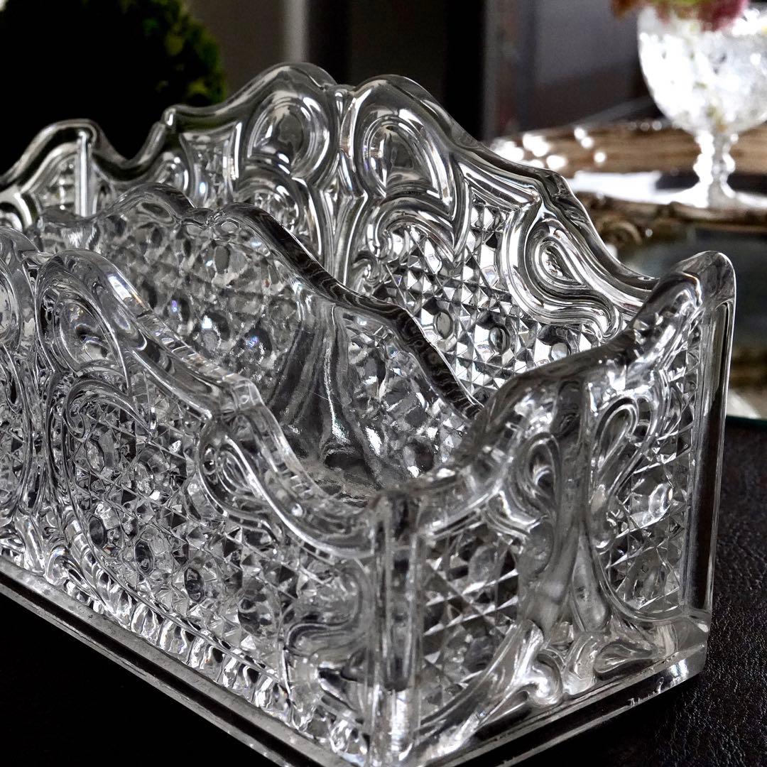 極希少オールドバカラ ディアマン・ピエーリー クリスタル ブックスタンド/ラック