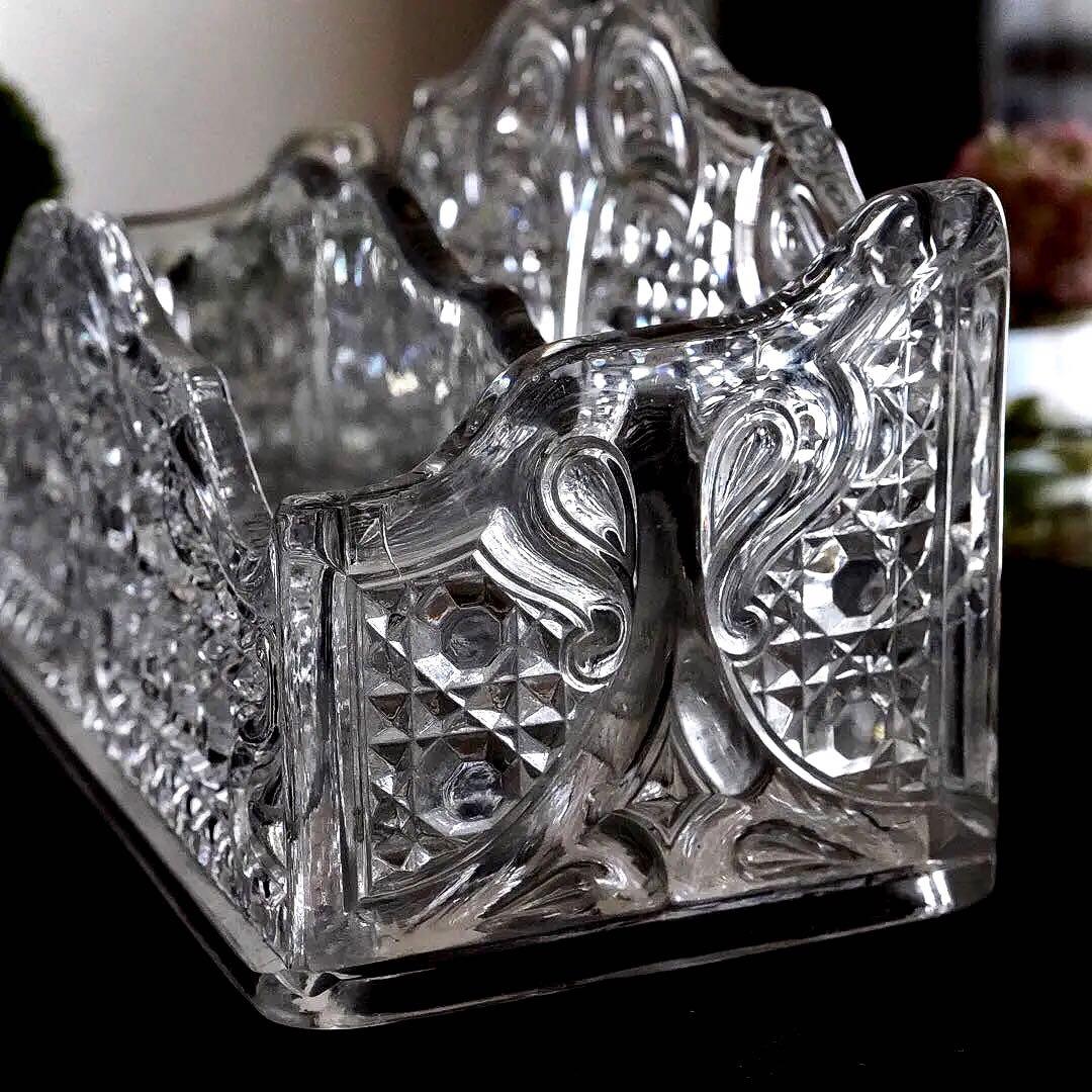 極希少オールドバカラ ディアマン・ピエーリー クリスタル ブックスタンド/ラック