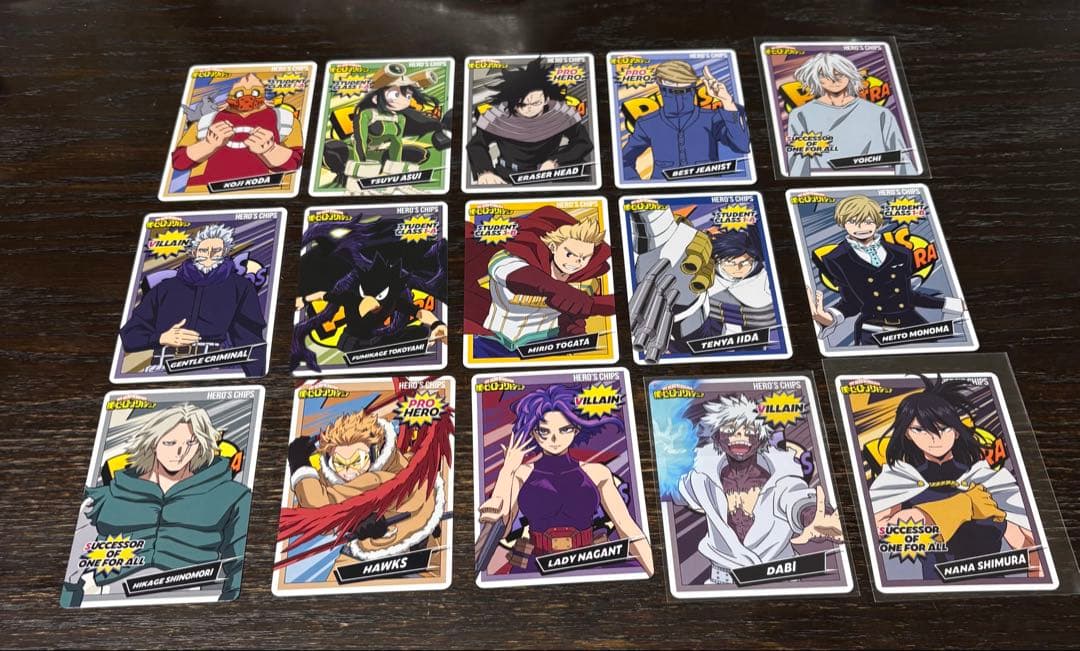 ヒロアカ ヒーローズチップ3 カード13枚セット - メルカリ