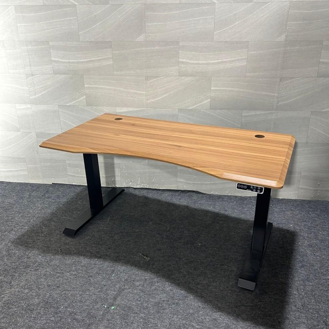 FlexiSpot 電動昇降 スタンディングデスク カーブ型天板付き d3798