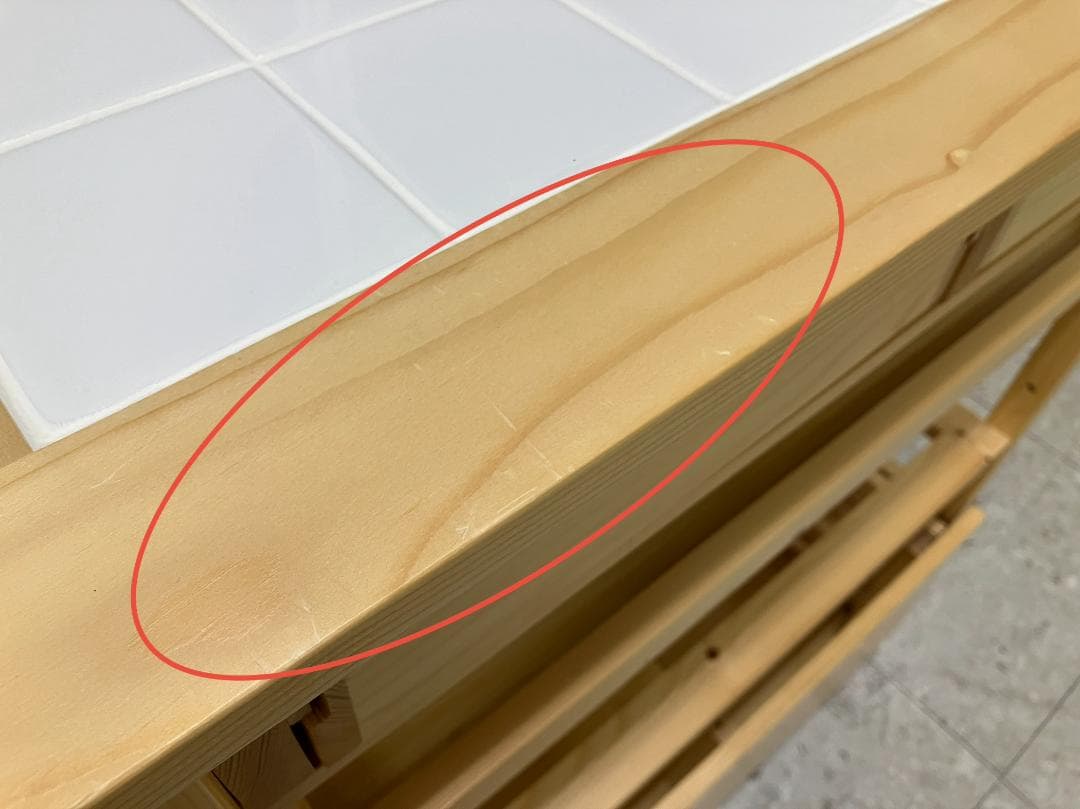 LOWYA キッチンワゴン キャスター付き ナチュラル