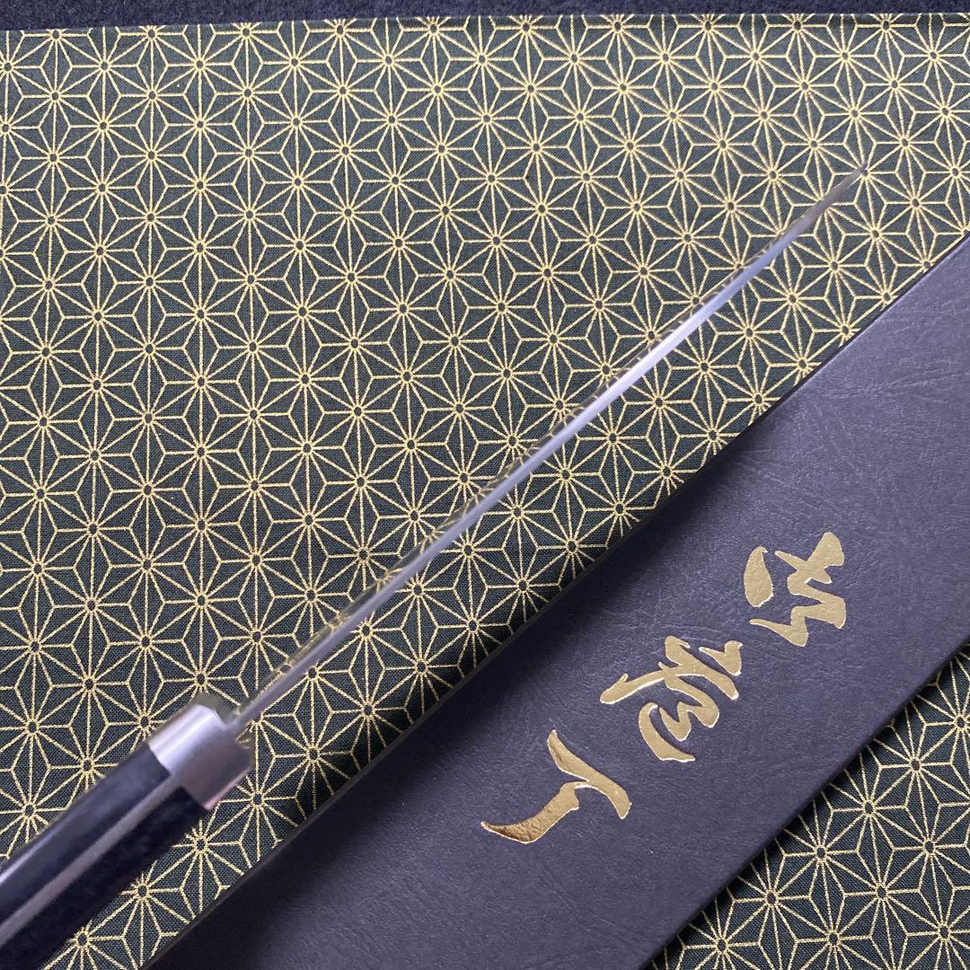 モリブデン 三徳 包丁 165mm V金 ゴールド 三層 本割込