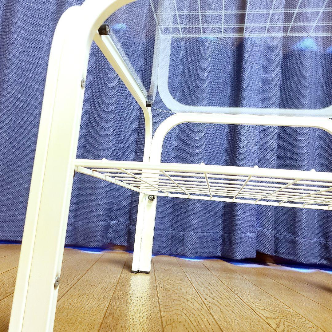 ミッドセンチュリー　ガラス天板テーブル　ホワイト　ローテーブル　昭和レトロ