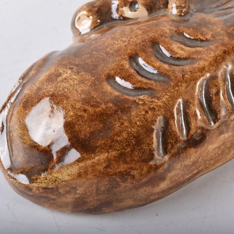 茶道具 楽焼 伊東桂楽作 旦入写 牛 香合 共箱 V 7477 - メルカリ