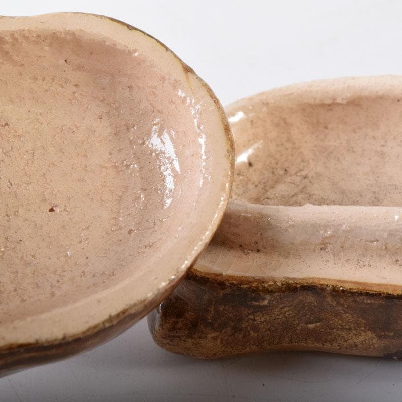 茶道具 楽焼 伊東桂楽作 旦入写 牛 香合 共箱 V 7477 - メルカリ