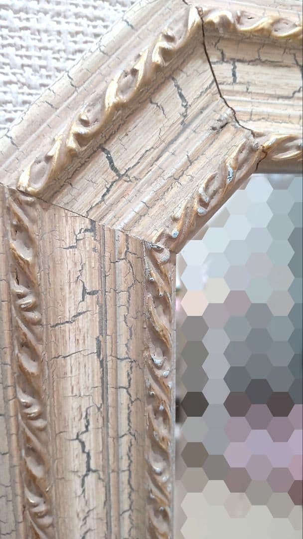 未使用‼️イタリア製大型鏡ミラー アンティーク調壁掛けMADE IN ITALY