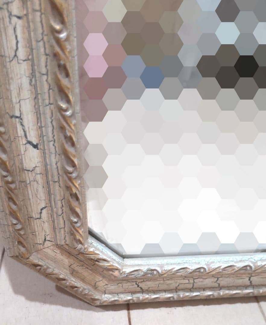 未使用‼️イタリア製大型鏡ミラー アンティーク調壁掛けMADE IN ITALY