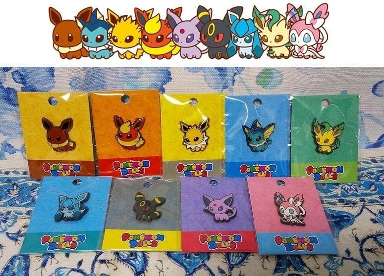 ポケモンセンター ポケモンドールズ ピンズ イーブイシリーズ 全9種