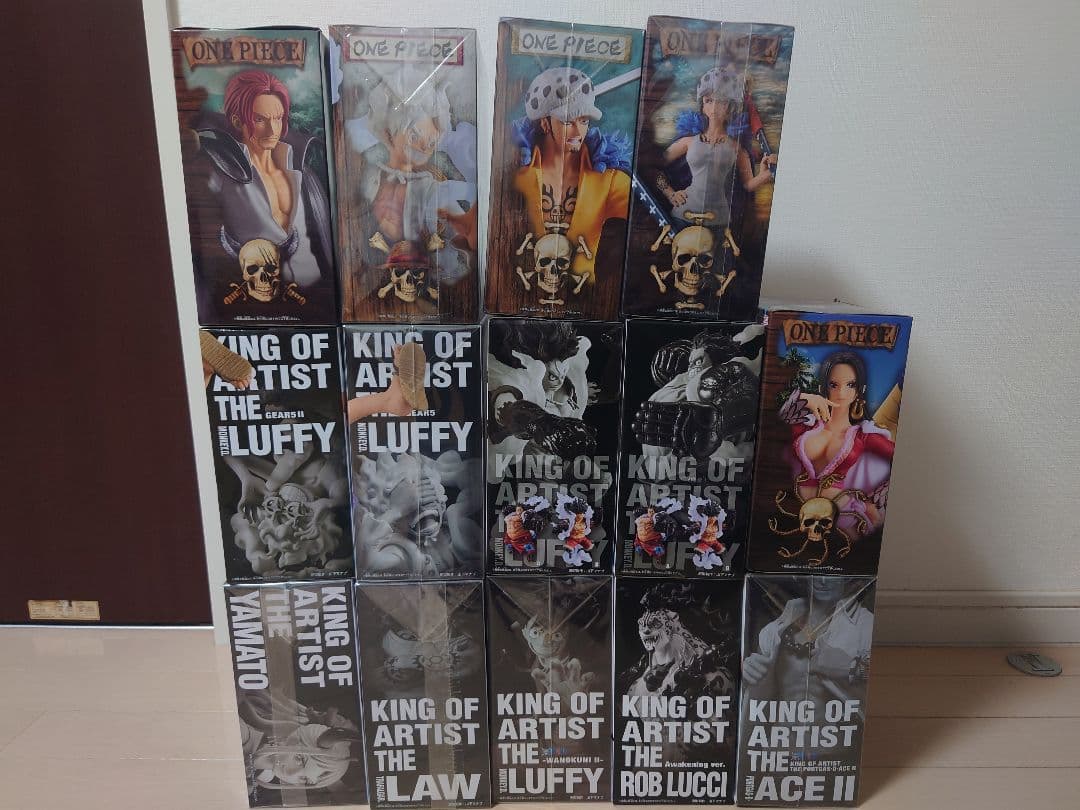 【未開封】ワンピース KING OF ARTIST フィギュア 他全１４個セット