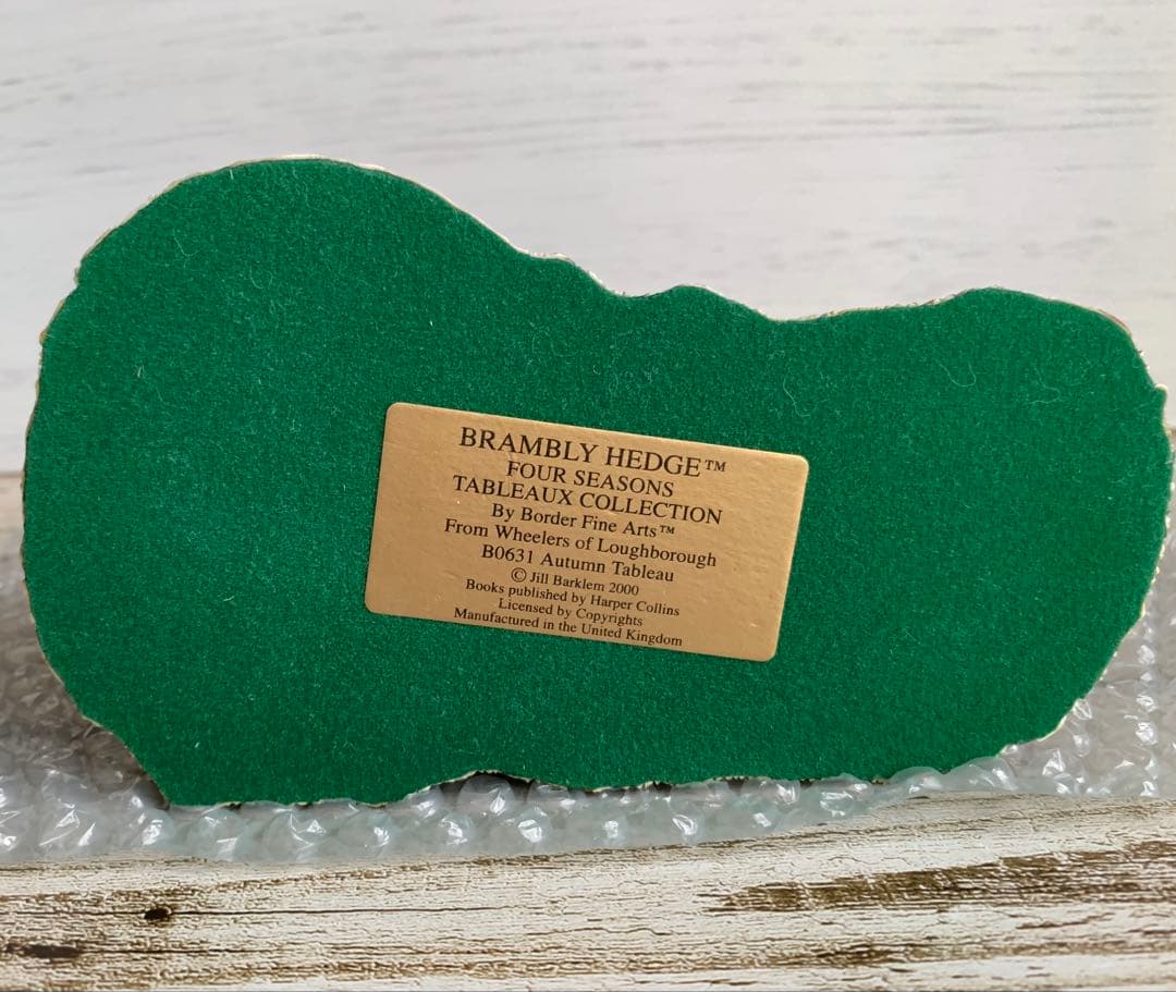 【希少】ブランブリーヘッジ 秋 Autumn タブロー フィギュリン 置物