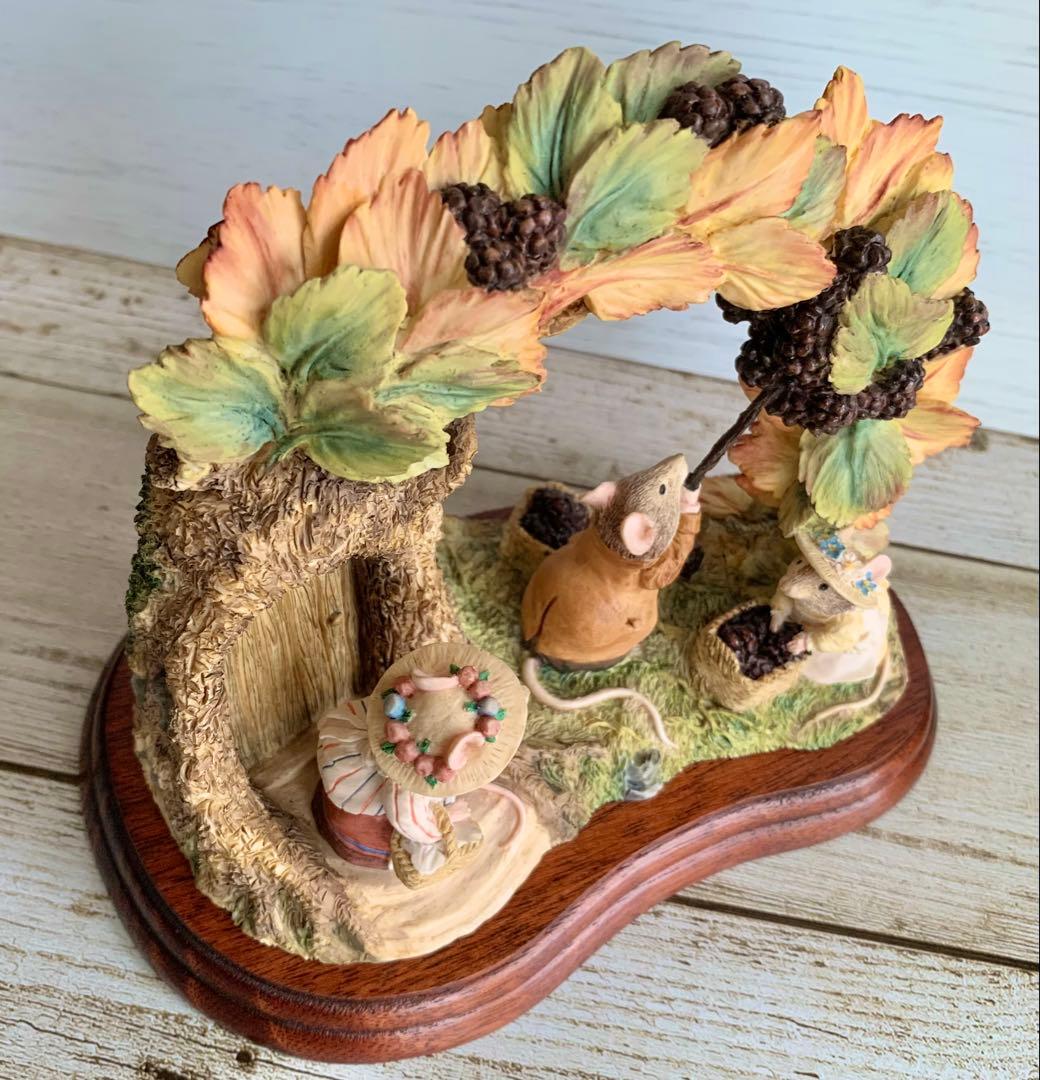 【希少】ブランブリーヘッジ 秋 Autumn タブロー フィギュリン 置物