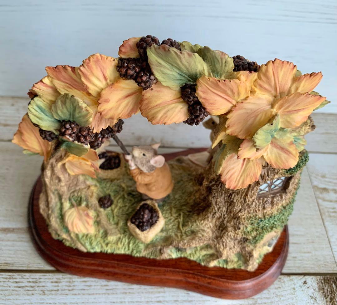 【希少】ブランブリーヘッジ 秋 Autumn タブロー フィギュリン 置物