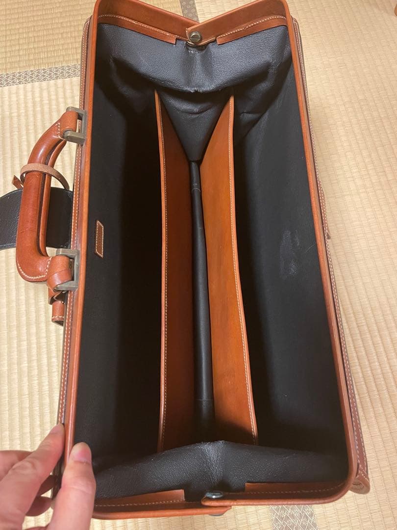 【美品・未使用】MICHEL'CLO NSX ビジネスバッグ 黒/茶