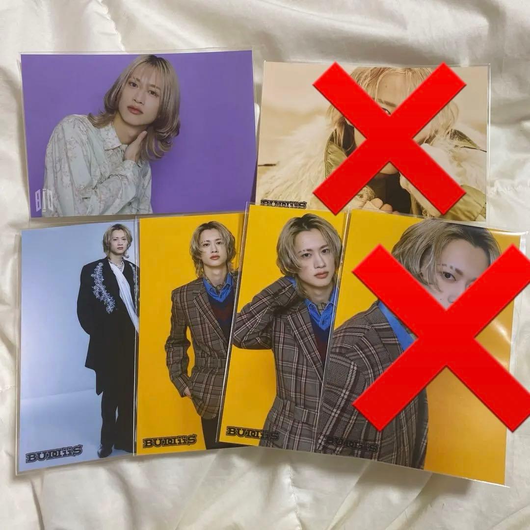 BUDDiiS MORRIE 生写真 #026 #027 #028 #032 - メルカリ