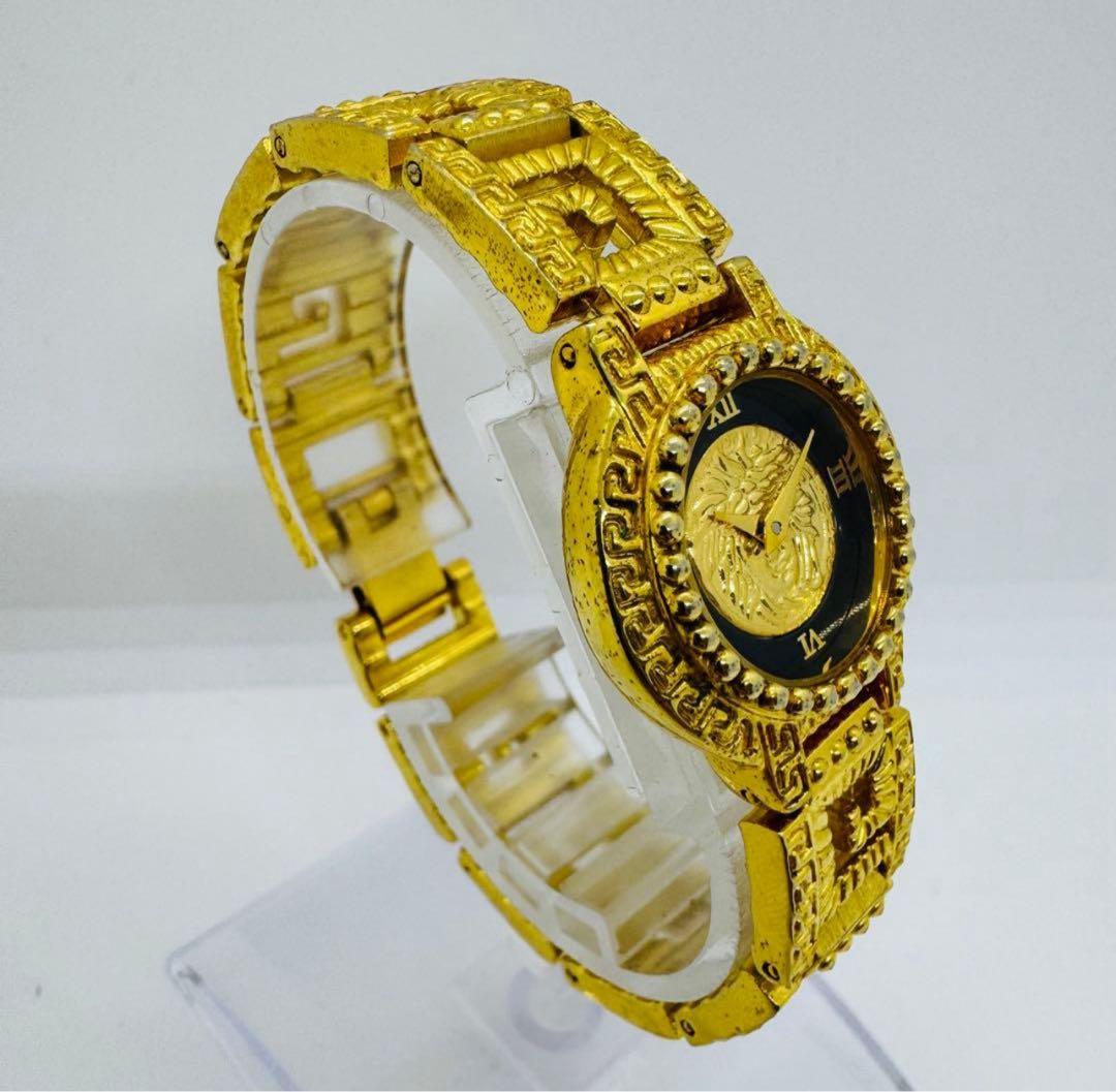 稼働品 GIANNI VERSACE メデューサ コインウォッチ GP 腕時計 - メルカリ