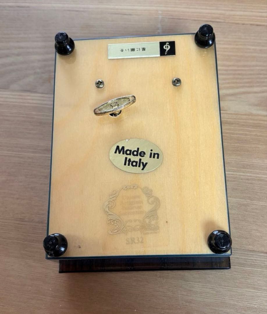 SALE❣️未使用コレクション ❣️イタリア製オルゴール 象嵌細工 動作品