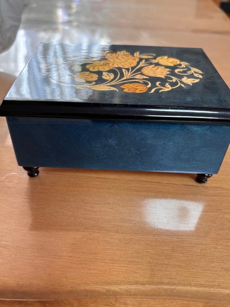 SALE❣️未使用コレクション ❣️イタリア製オルゴール 象嵌細工 動作品