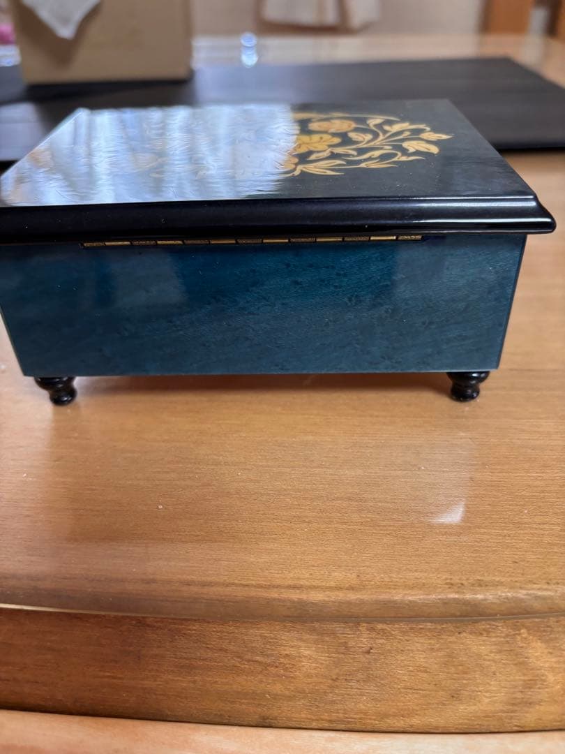 SALE❣️未使用コレクション ❣️イタリア製オルゴール 象嵌細工 動作品