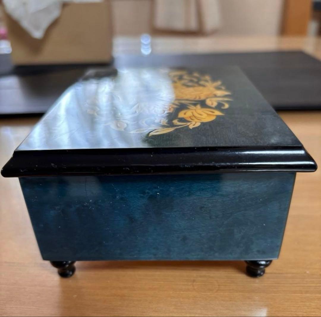 SALE❣️未使用コレクション ❣️イタリア製オルゴール 象嵌細工 動作品