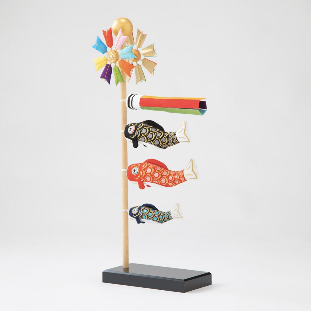 室内鯉のぼり飾り スタンドそよ風鯉のぼり（大）高さ63cm