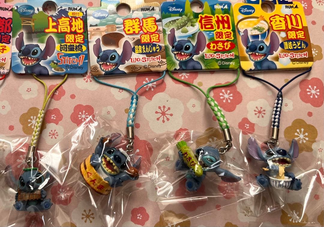 激レア◎ご当地スティッチ空港限定等◎根付け・ビーズストラップ◎30個