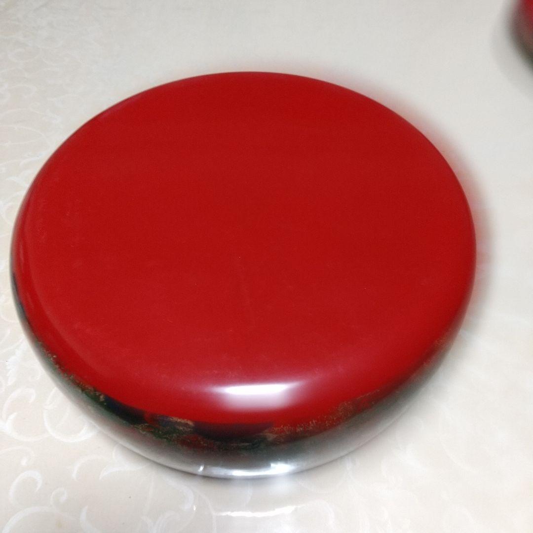 村上堆朱   三彩彫  茶櫃