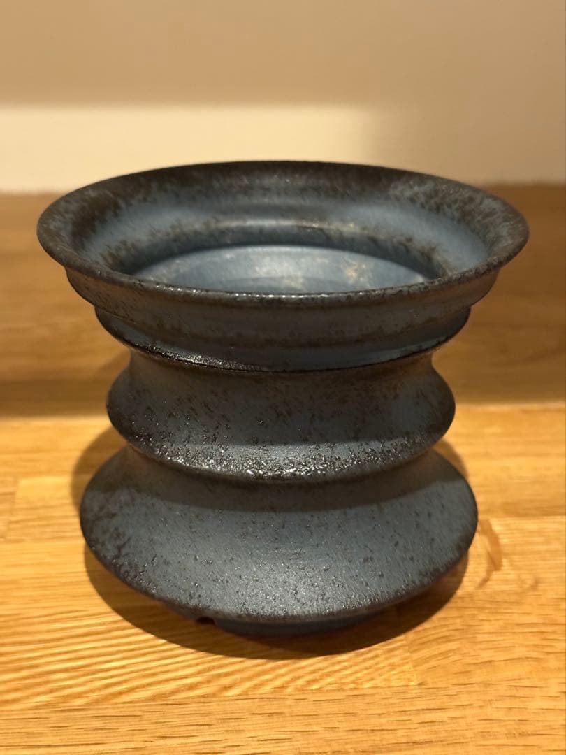 【レア鉢】3セット　渋谷英一　-地乃器-　 “ver.Sigma”　緑青　灰　朱