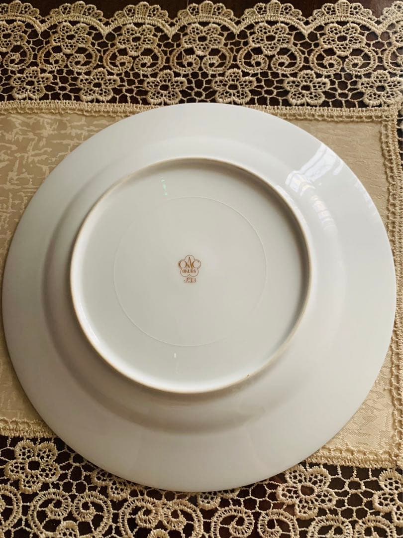 値下げ】大倉陶園 【手描き】呉須正倉院 26cm