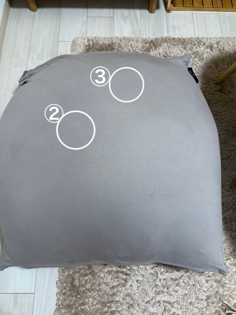 Yogibo Mini Premium ライトグレー