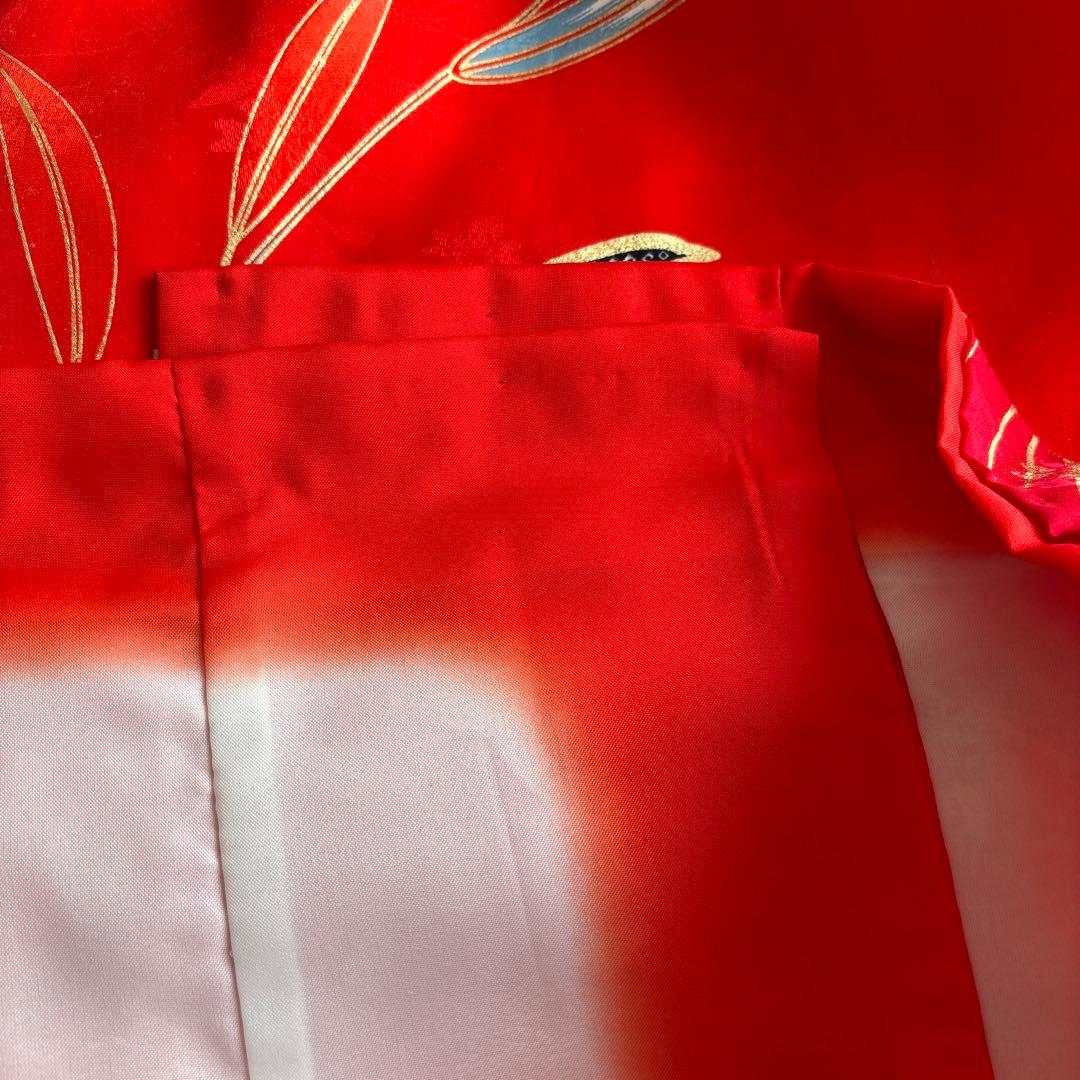 七五三　七歳正絹着物五点セット　未使用