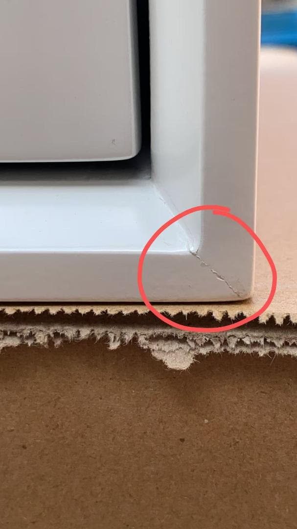 ホワイト 3段チェスト 金属脚 訳あり品 写真をご確認 TST-06-⑦-日本の店舗