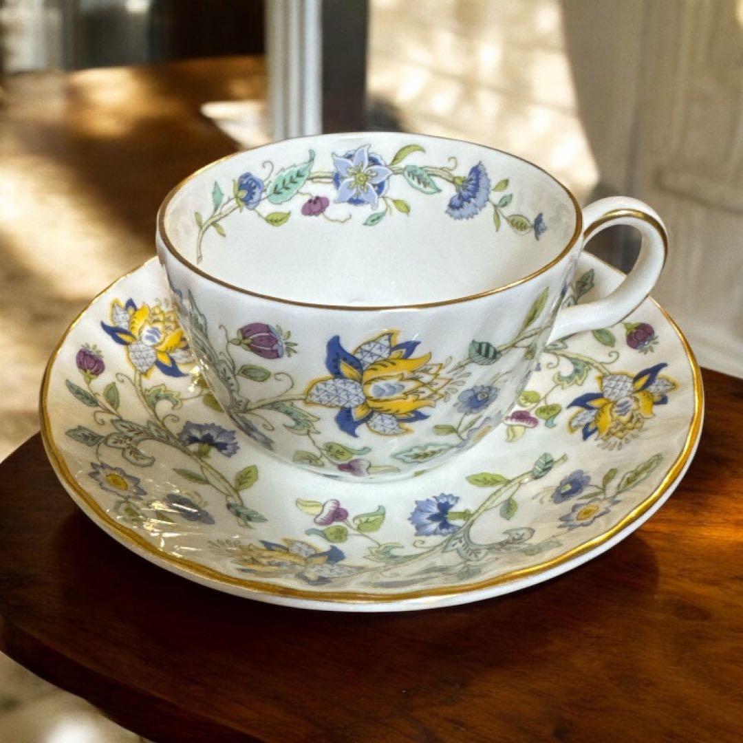 MINTON ミントン ハドンホール ブルー 50周年記念 カップ＆ソーサー