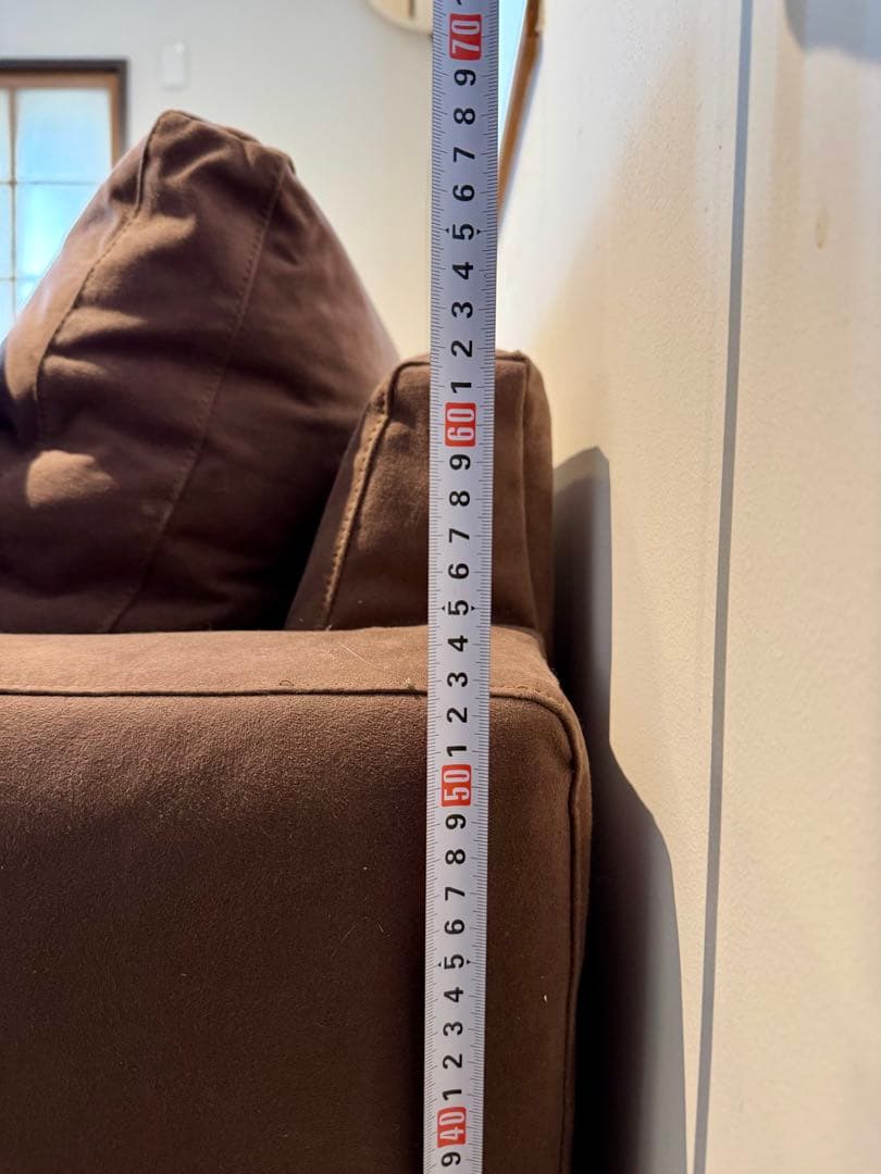 【美品】IDC大塚家具ソファ 3人掛 クエント Cuentoブラウン おまけ付